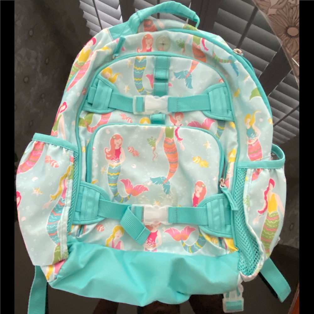 Pottery Barn Mermaid Backpack adorable -like new!